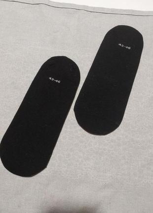 Чоловічі короткі шкарпетки, сліди трикотажні, euro 43-46, livergy, німеччина2 фото