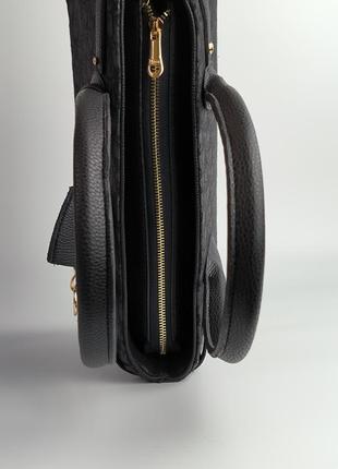 Сумка в стиле christian dior large bag black3 фото