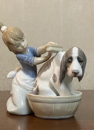 Порцелянова статуетка lladro «стежний купальник».