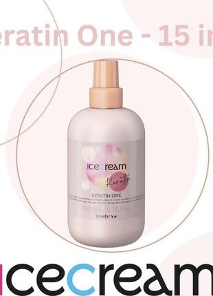 Кератиновый спрей 15 в 1 inebrya keratin one multi-action 200 мл1 фото