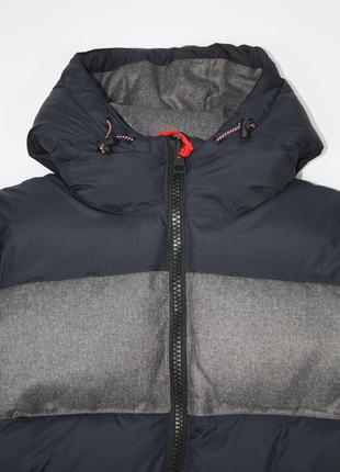 Зимняя куртка итальянская mixture темно-синяя5 фото