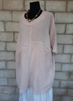 Блузон бохо марлівка льон бавовна