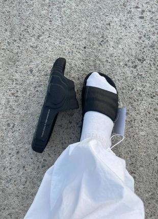 Шльопанці adidas adilette black slides10 фото