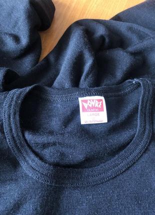 Термобелье dovre шерсть супервош черное