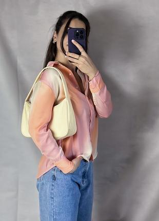 Яркая оранжевая рубашка jennyfer