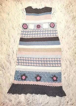 Вязаное платье benetton 3