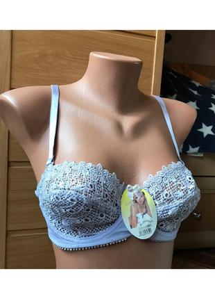 Новий бузковий мереживний бюстгальтер, ліфчик, бра