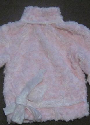 Шубка - курточка на дівчинку. шикарна рожева шуба. см мерочки5 фото