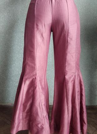 Індійські шовкові широкі штани lily & lali3 фото