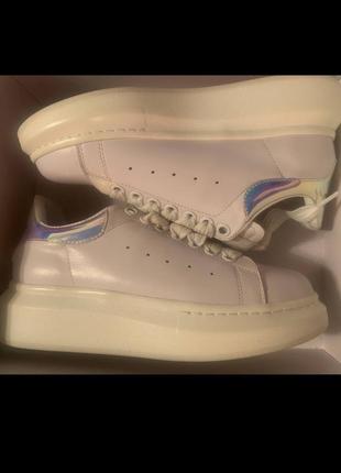 Кроссовки alexander mcqueen white SNEAKERS