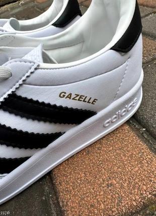 Кросівки gazelle чорні, білі3 фото