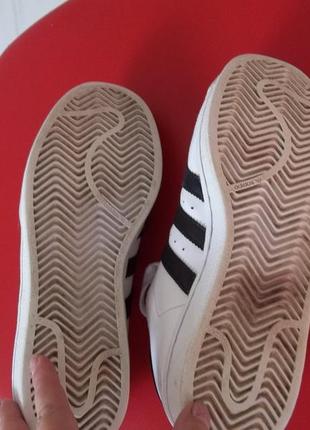 ( 37 р - 24 см ) adidas кроссовки натуральная кожа оригинал б / у2 фото
