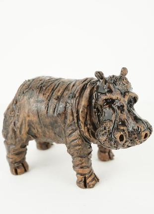 Статуетка бегемотика декор бегемот
