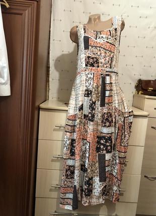 Довгий зручний сарафан довге плаття1 фото
