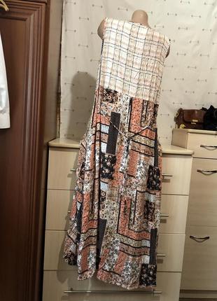Довгий зручний сарафан довге плаття2 фото