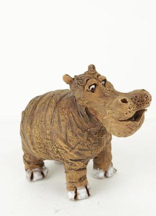 Статуетка бегемота декор бегемот hippopotamus figurine3 фото