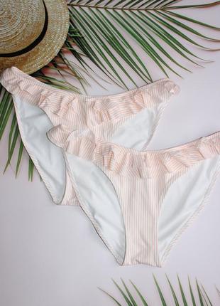 Плавочки, низ купальника h&amp;m v-shaped bikini bottoms размер eur 42 m-l