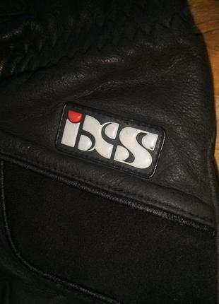 Шкіряні замшеві байкерські мото рукавиці перчатки ixs5 фото