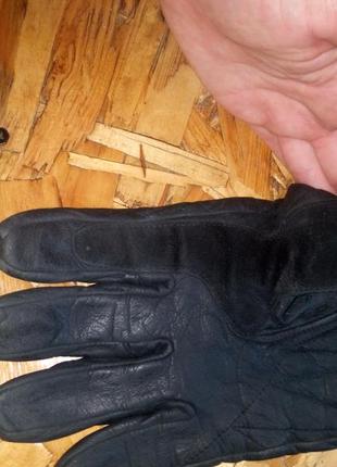 Шкіряні замшеві байкерські мото рукавиці перчатки ixs3 фото