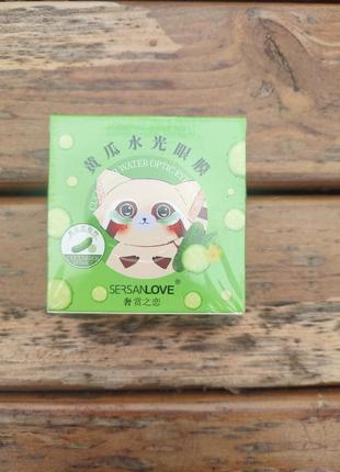 Гидрогелевые патчи под глаза sersanlove cucumber water eye mask с экстрактным огурцом 60 шт