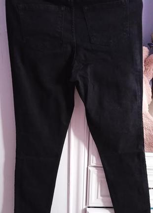 Женские брюки/джинсы с пайетками черного цвета6 фото