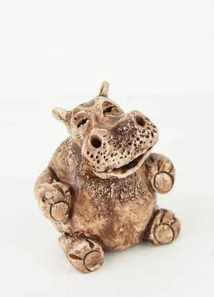 Статуетка бегемота hippopotamus figurine декор бегемот сувенір