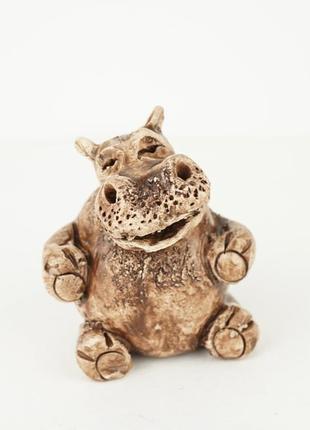 Статуэтка бегемота hippototamus figurine декор бегемот сувенир3 фото