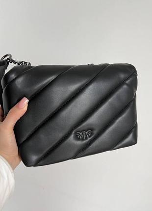 Женская сумка через плечо pinko puff black3 фото