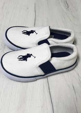 Кроссовки слипоны, мокасины polo ralph lauren, ральф лорен3 фото