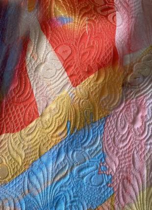 Красивая юбка миди разноцветная 10 м7 фото