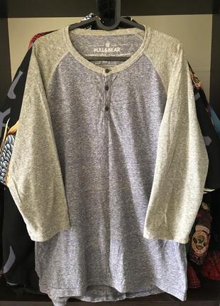 Футболка з рукавами 3/4 pull&amp;bear