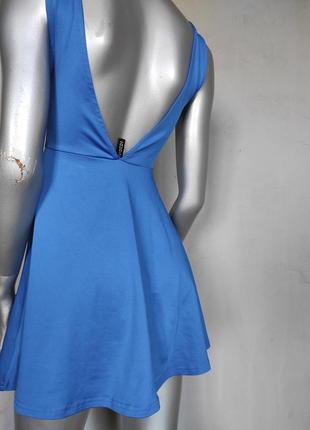 H&amp;m платье с открытой спинкой,синий электрик, сарафан4 фото