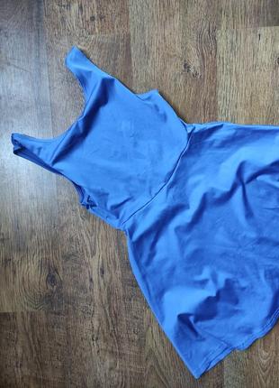 H&m сукня з відкритою спинкою,синій електрик, сарафан2 фото