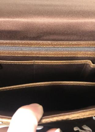 Статусний шкіряний діловий портфель marks&spencer сумка для ноутбука деловой кожаный портфель5 фото