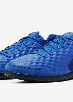 Новые оригинальные бутсы футзалки nike timeмpo legend viii academy ic (кожа) at6099-4141 фото