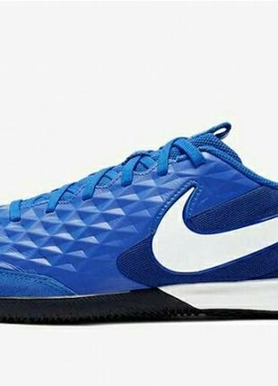 Новые оригинальные бутсы футзалки nike timeмpo legend viii academy ic (кожа) at6099-4143 фото