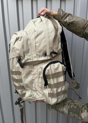 Тактический рюкзак светлый косой карман8 фото