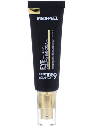 Омолаживающий крем для век с пептидами medi-peel peptide balance 9 hyaluronic volumy eye cream