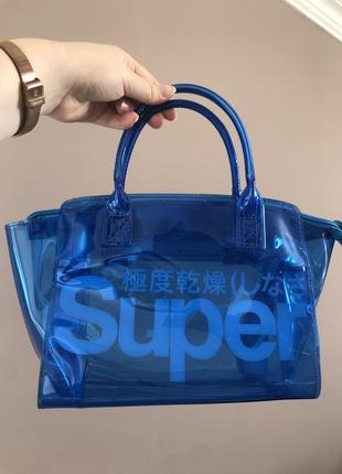 Прозрачная сумка super dry