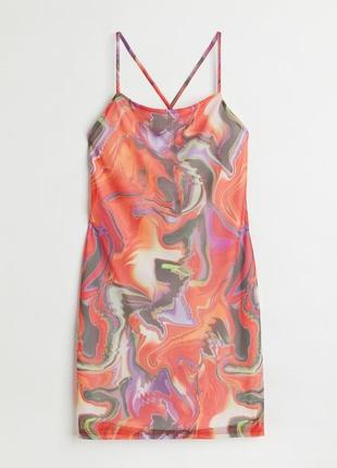 Платье-слип из сетки h&m