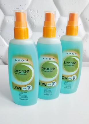 Солнечный охлаждающий спрей для тела эйвон avon sun bronze uva