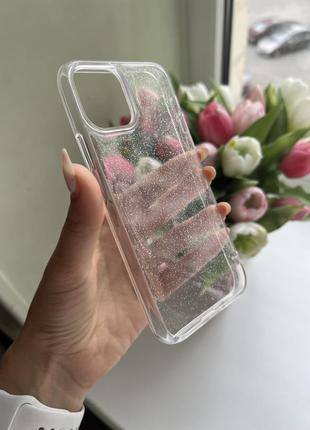 Чехол блестки iphone 11 pro max