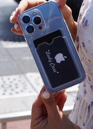 Чехол с кармашком iphone 13 pro