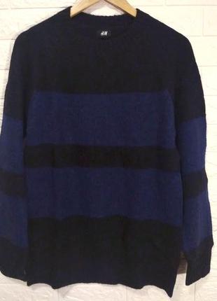 Оригинальный теплый мужской свитер с шерстью2 фото