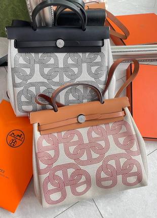 Шикарна сумка в стиле hermes herbag1 фото