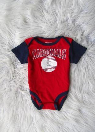 Легкий бавовняний бейсбольний боді поло бейсбол з коротким рукавом cardinals genuine merchandise