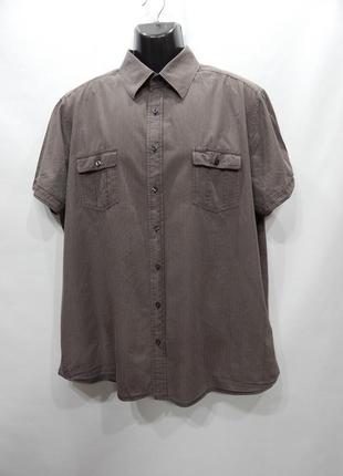 Мужская рубашка с коротким рукавом mossimo р.54 017дрбу (только в указанном размере, только 1 шт)
