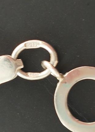 Браслет серебряный 4