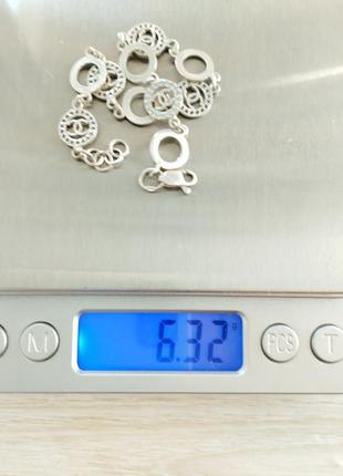 Браслет серебряный 5