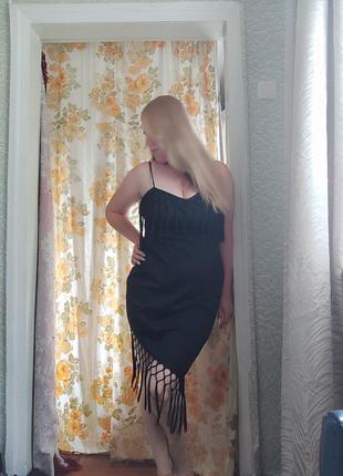 Очень красивое черное платье3 фото